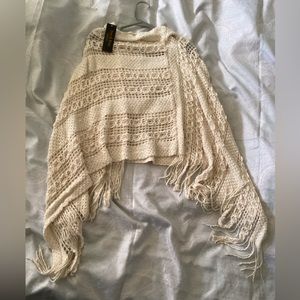 Ivory poncho